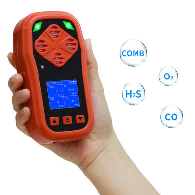 YA-CDX4 CE FCC Заводская цена 4 в 1 Газовый детектор Портативный мультигазовый монитор O2 CO LEL H2S Газовый сигнализатор