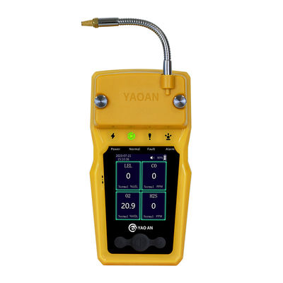 LEL CO H2S O2 Газовый портативный многогазовый детектор утечек с вибрациями и звуковыми сигнализациями