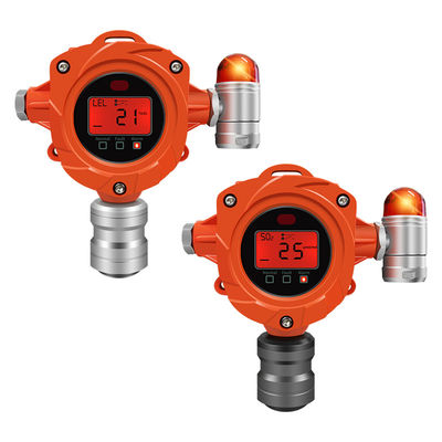 Водород Cl2 So2 H2S Co2 Фиксированные газовые мониторы IP67 Горящий гелийный газовый детектор